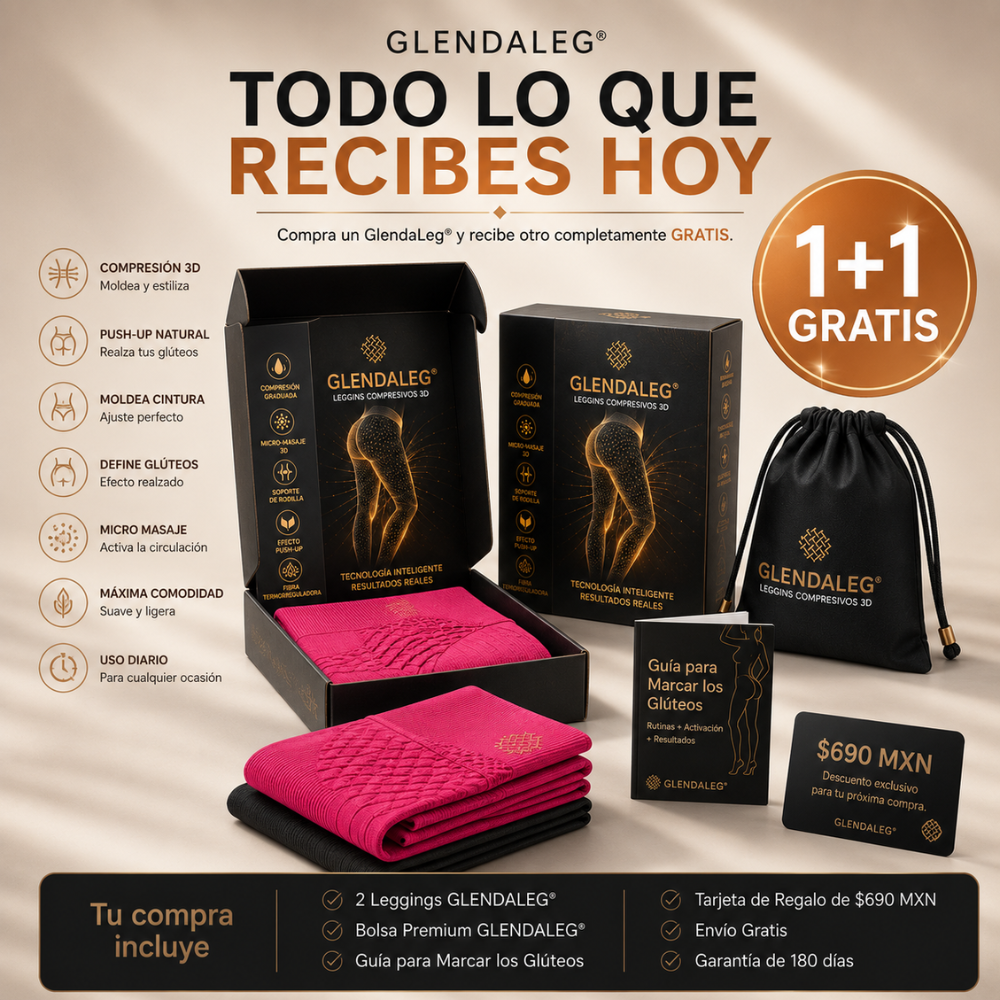 GLENDALEG® 2026 – Legging de Compresión Graduada con Micro-Masaje 3D, di adiós a la celulitis y reafirma tus piernas y glúteos (resultados visibles en 7 días)