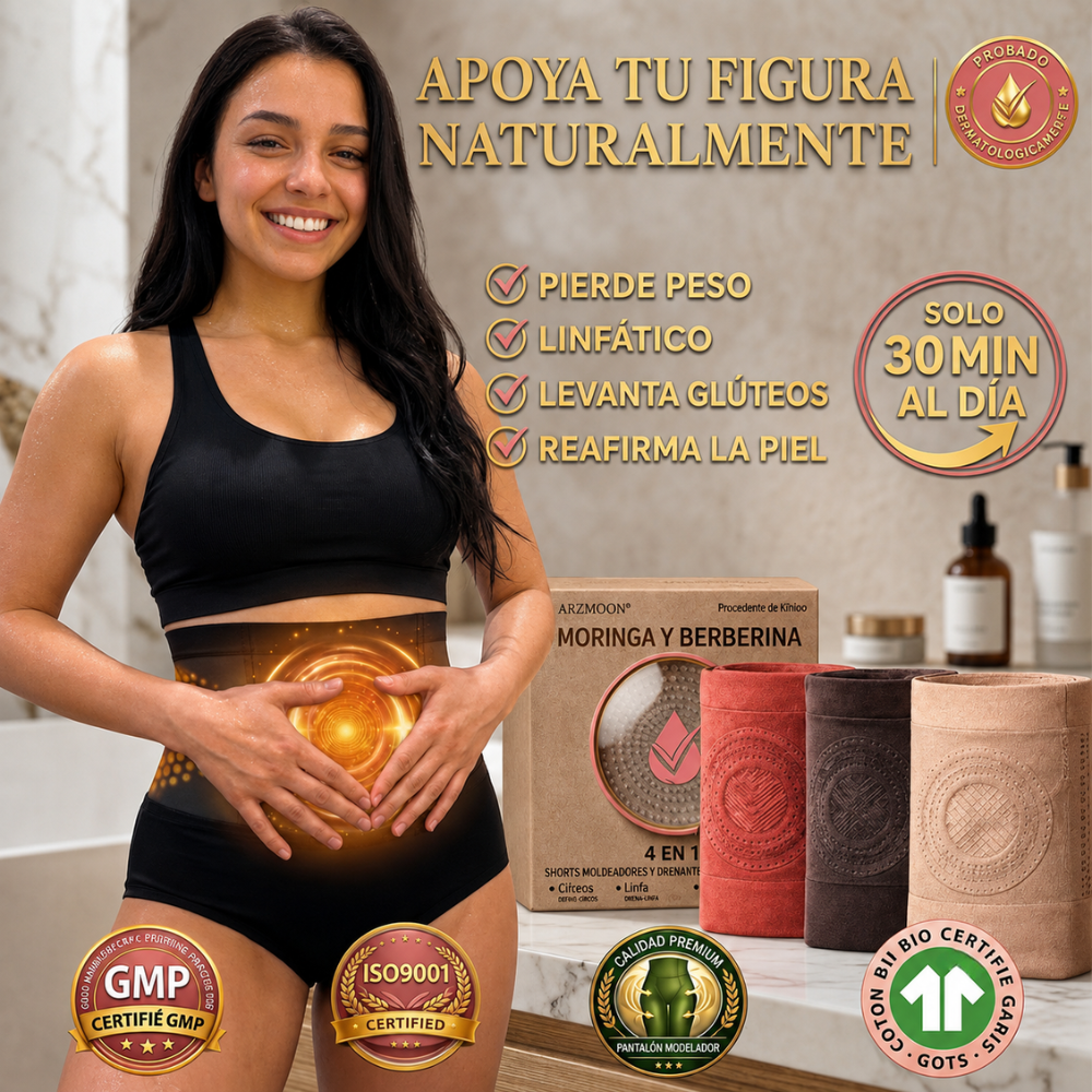 PEARLMOON® 2026 Shorts Esculpidores y Quemagrasa con Micro-Partículas 4 en 1 de Moringa y Berberina (resultados visibles en 7 dias) (Copia)