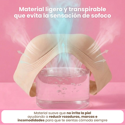 GLENDABRA® | Brasier de Gel Sin Aros — Elimina el Dolor de Espalda, Reactiva tu Circulación y Corrige tu Postura Mientras lo Usas