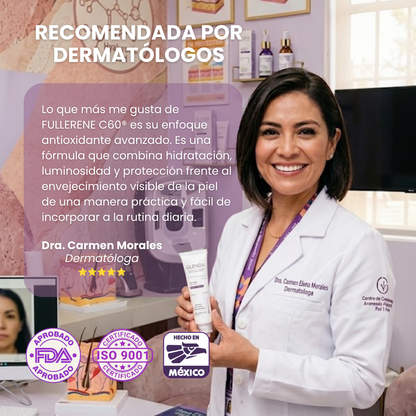 CREMA ANTIEDAD FULLERENE C60 - El antioxidante que tu piel necesita después de los 40