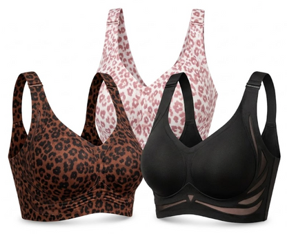 GLENDABRA® | Brasier de Gel Sin Aros — Elimina el Dolor de Espalda, Reactiva tu Circulación y Corrige tu Postura Mientras lo Usas