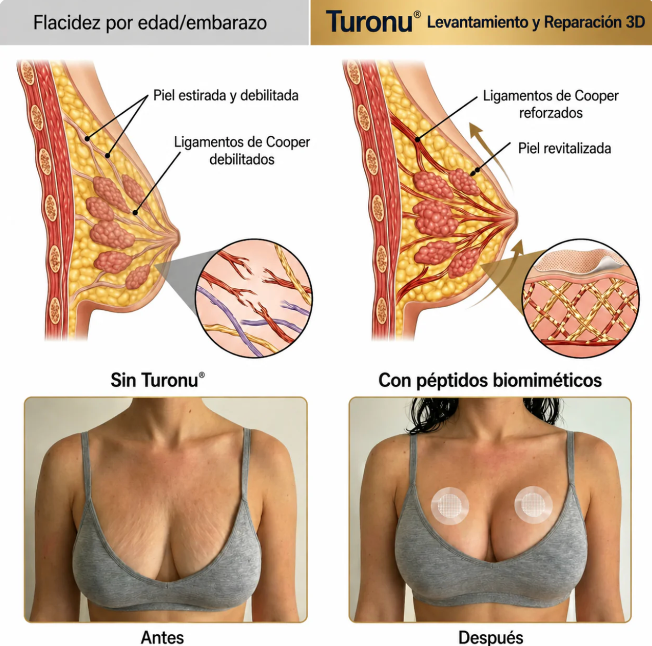Tienda Oficial | Turonu® 2026 Parche de Nano-Microagujas Voluminizador y Reafirmante 8-en-1 con Péptidos Biomiméticos 3D + Ácido Hialurónico 🇲🇽 (Solo 1 hora al día, cambios visibles en 2 semanas)
