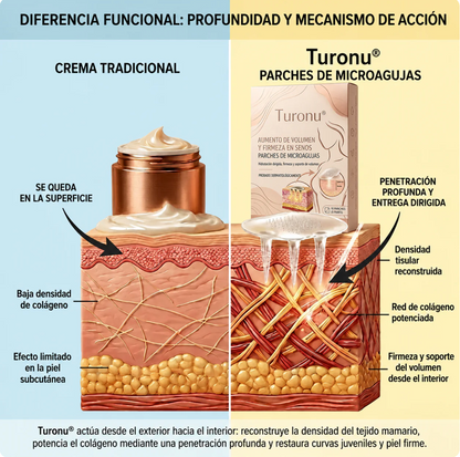 Tienda Oficial | Turonu® 2026 Parche de Nano-Microagujas Voluminizador y Reafirmante 8-en-1 con Péptidos Biomiméticos 3D + Ácido Hialurónico 🇲🇽 (Solo 1 hora al día, cambios visibles en 2 semanas)