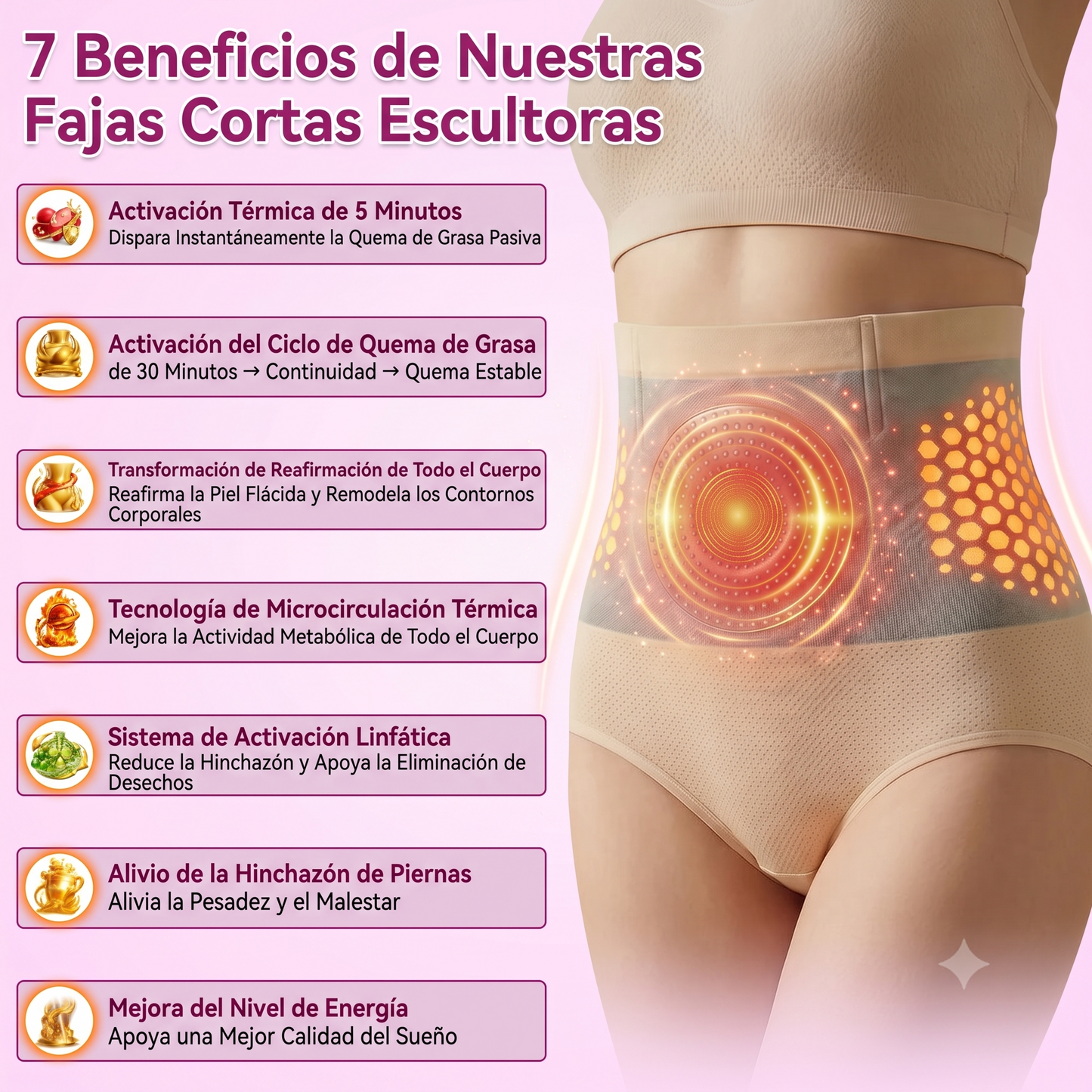 Tienda Oficial | PEARLMOON® 2026 Shorts Adelgazantes 4-en-1 con Moringa · Berberina × Termogénicos Zeolita 🇲🇽 (Solo 8 horas al día, cambios visibles en 7 días)