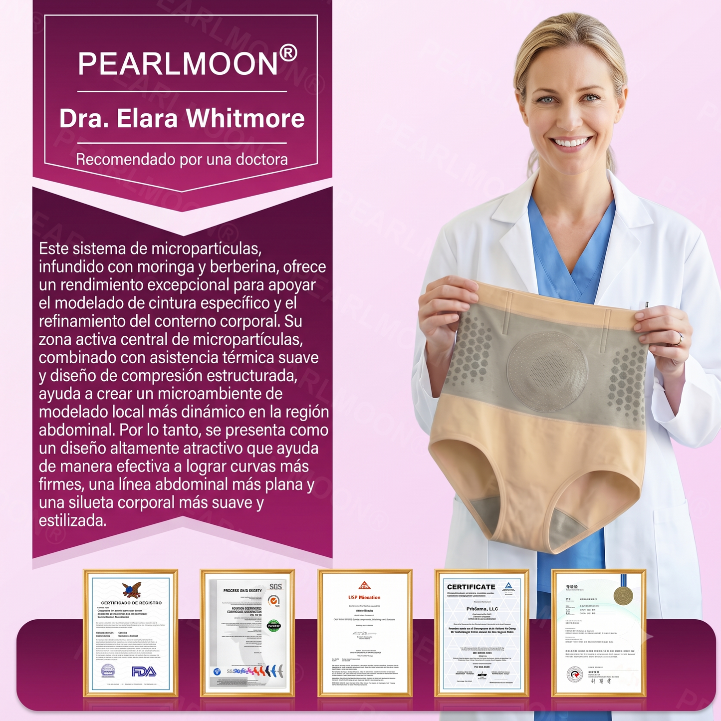 Tienda Oficial | PEARLMOON® 2026 Shorts Adelgazantes 4-en-1 con Moringa · Berberina × Termogénicos Zeolita 🇲🇽 (Solo 8 horas al día, cambios visibles en 7 días)